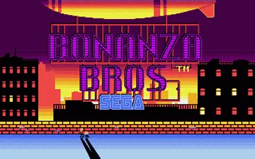 Bonanza Bros. screen shot title